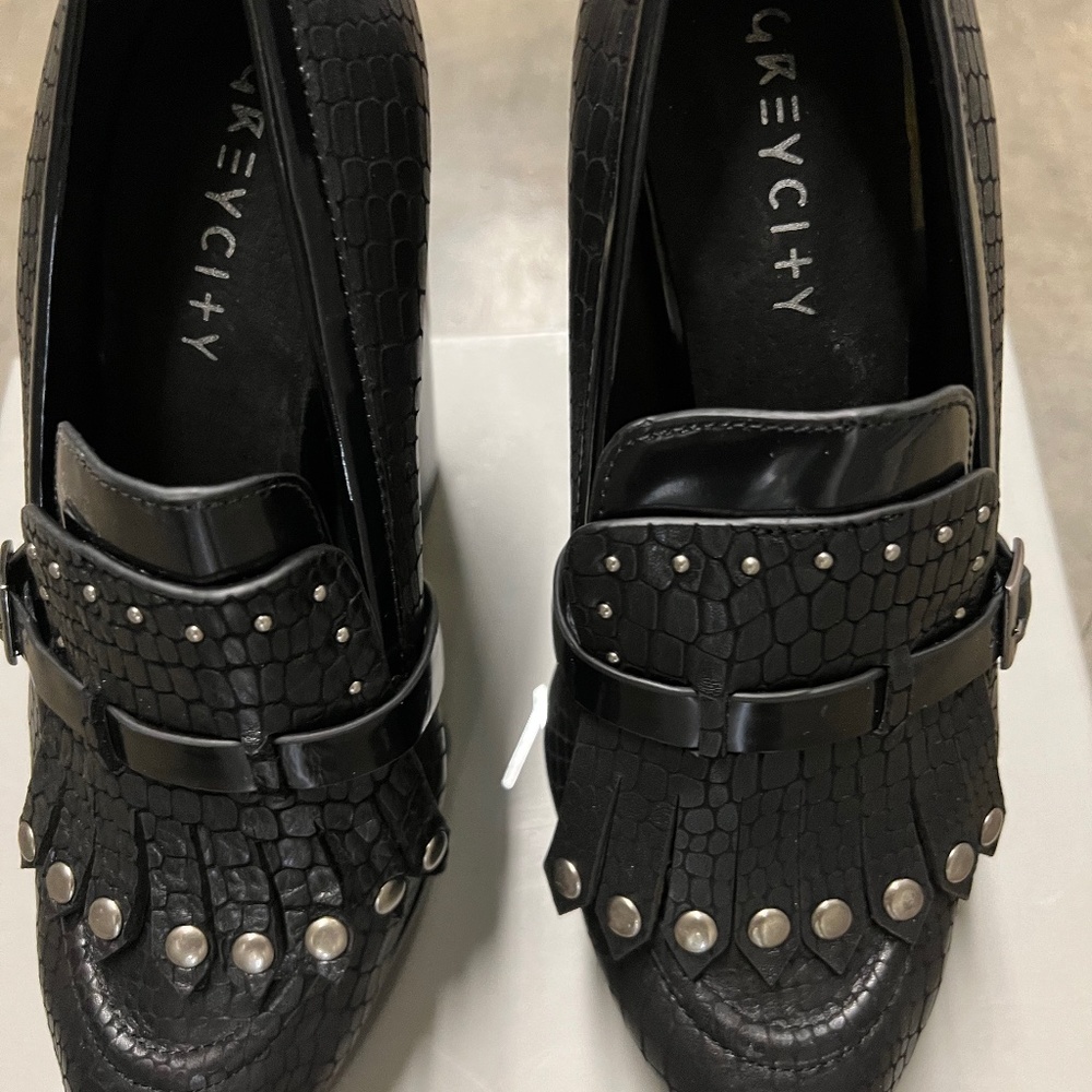 Super cute gothic platforms.